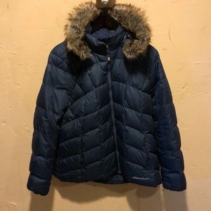 Women’s Eddie Bauer puffer jacket.